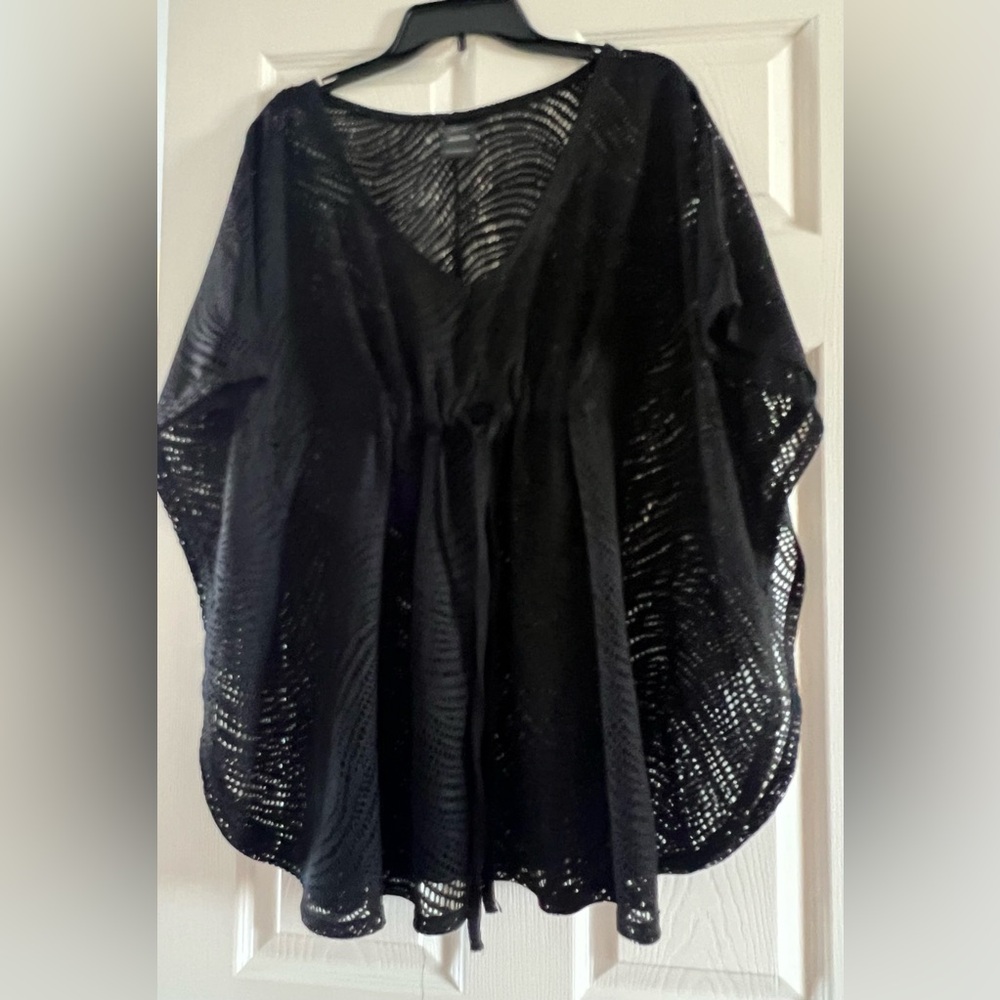 Catalina swimsuit coverup in black lace- size L (12-14)